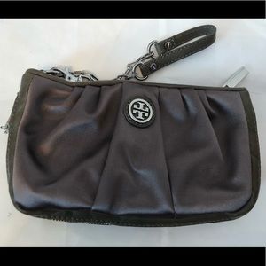 Like New Tory Burch Silk Wristlet